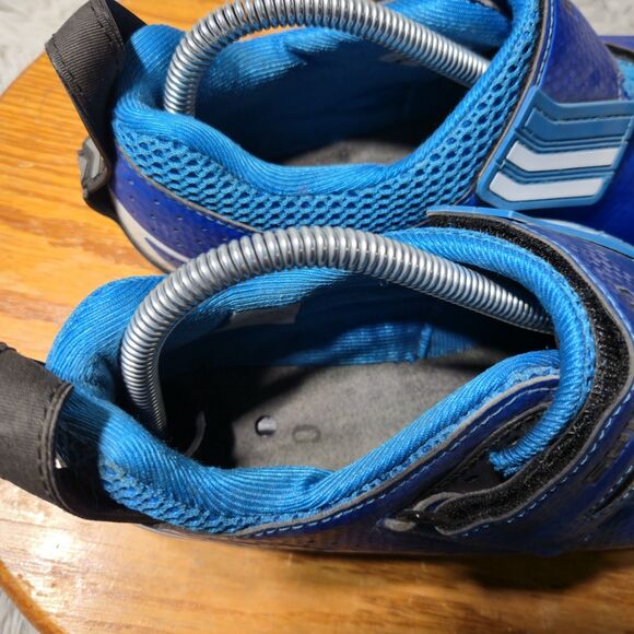 Shimano SH-TR9 Men Size 8 EU Blue 41.5 Triathlon Carbon Cycling 3 Bolt Road Shoe - Picture 9 of 10